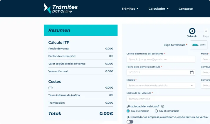 Calcula tu presupuesto